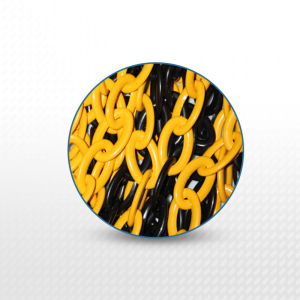 PVC lanac crno-žuti